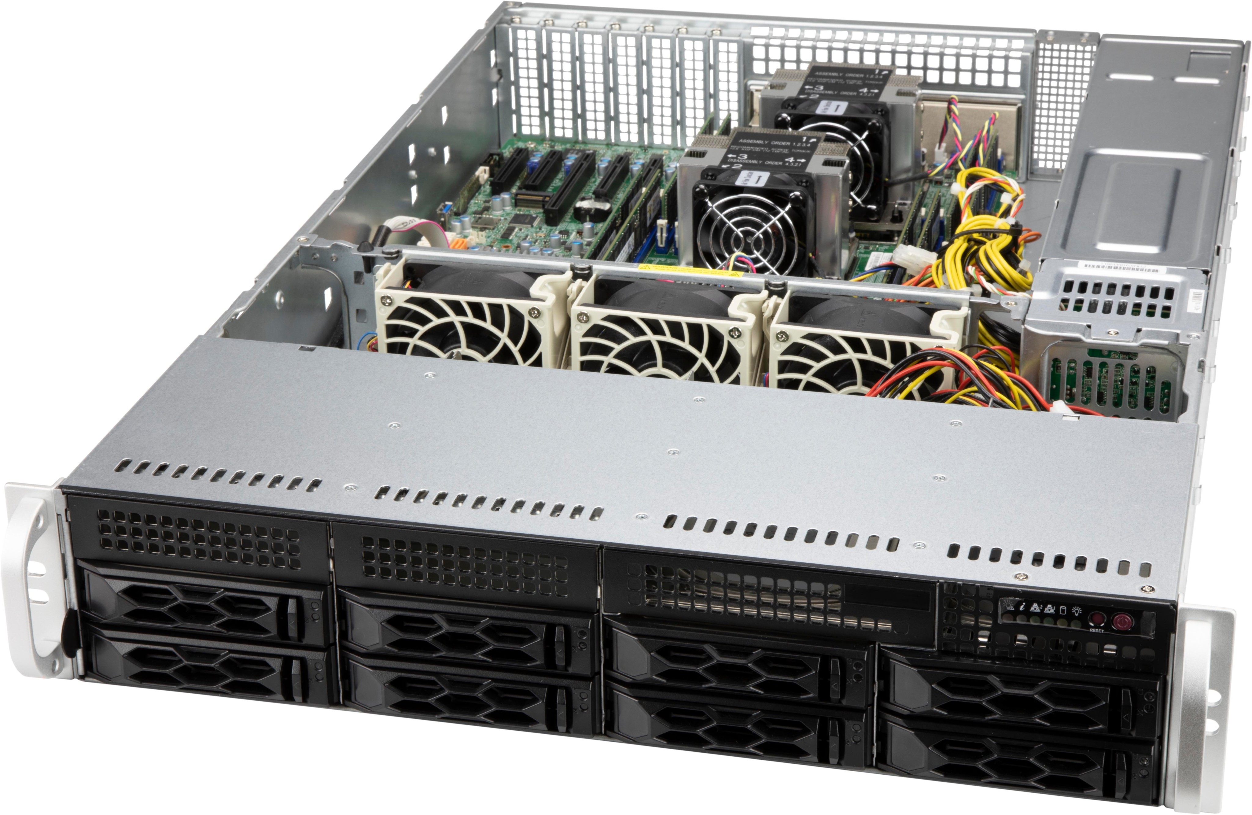 Supermicro CSE-LA25TQC-R609LP computer case Rack Black 600 W -