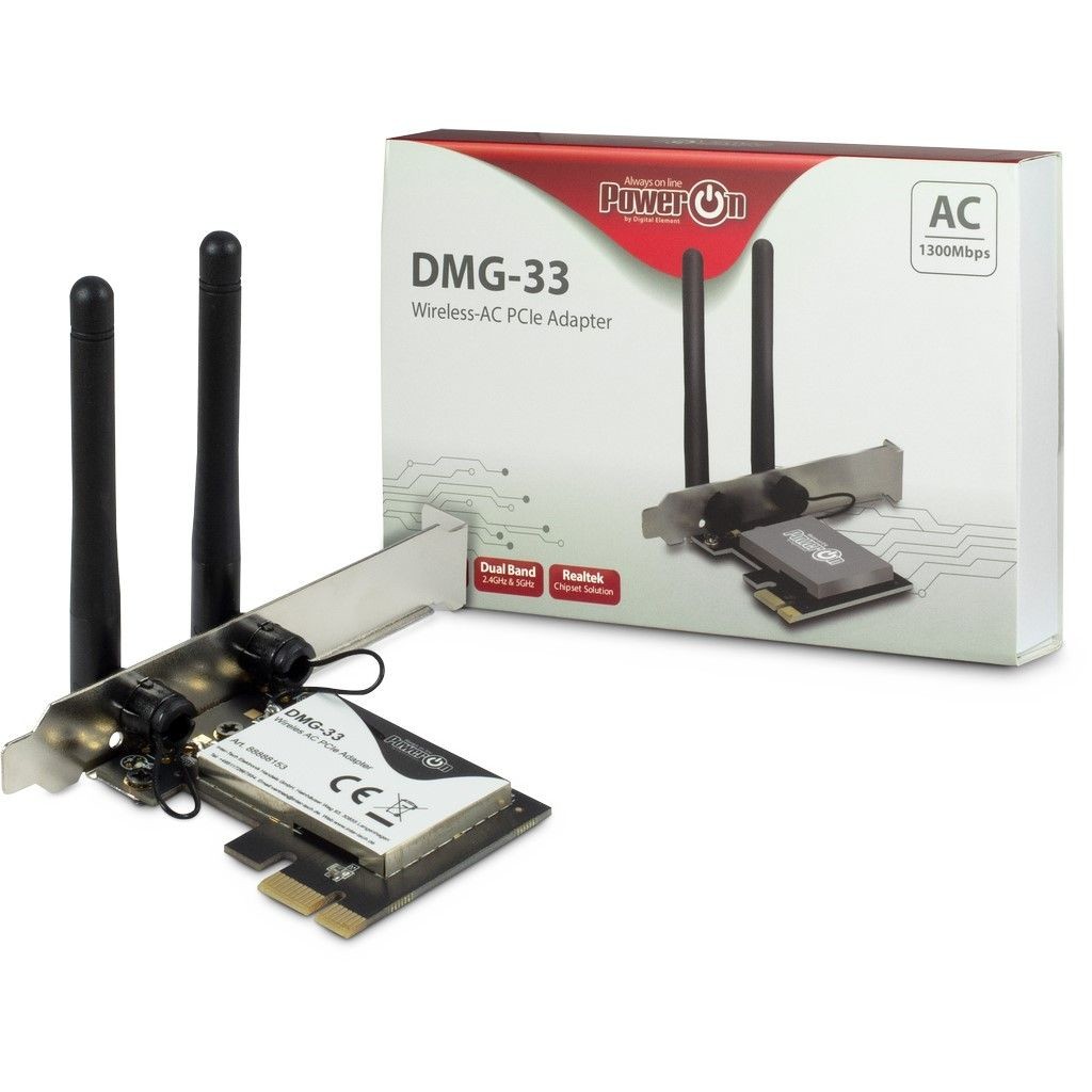 Inter-Tech DMG-33 Internal WLAN 1300 Mbit/s - Inter-Tech DMG-33,