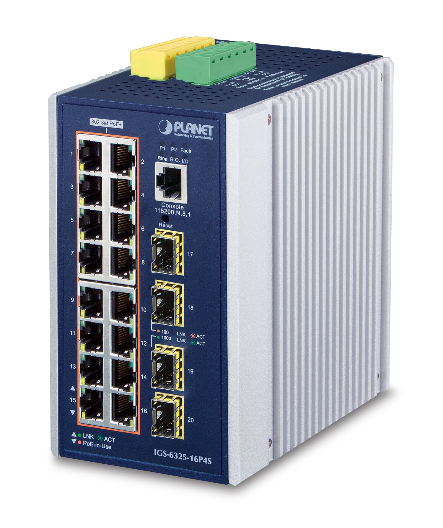PLANET IGS-6325-16P4S network switch Managed L3 Gigabit Ethernet (10/