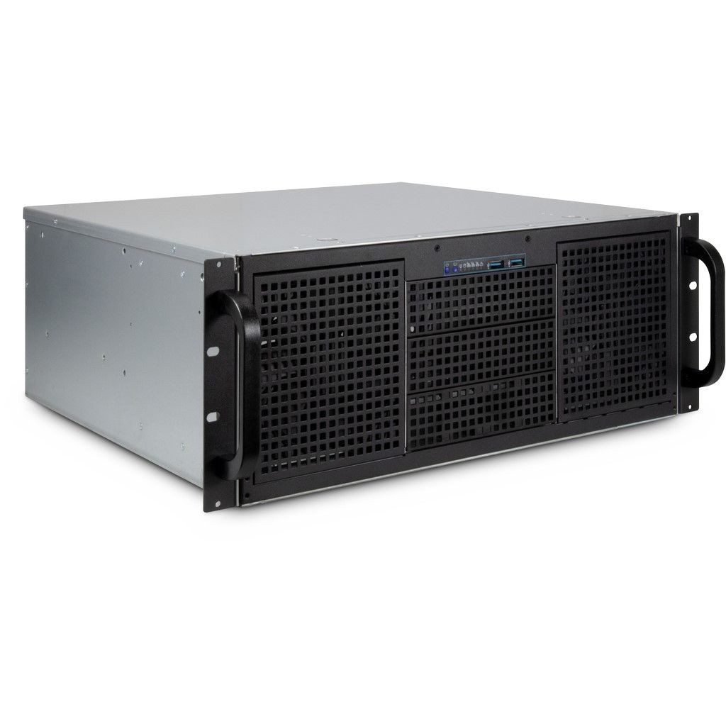 Inter-Tech 4U 40240 Estante Negro, Gris - Inter-Tech 4U 40240,