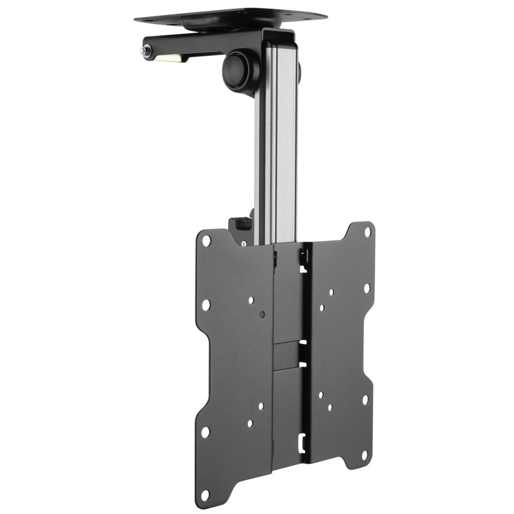 Techly ICA-CPLB 222 soporte para TV 94 cm (37") Negro, Plata - Techly