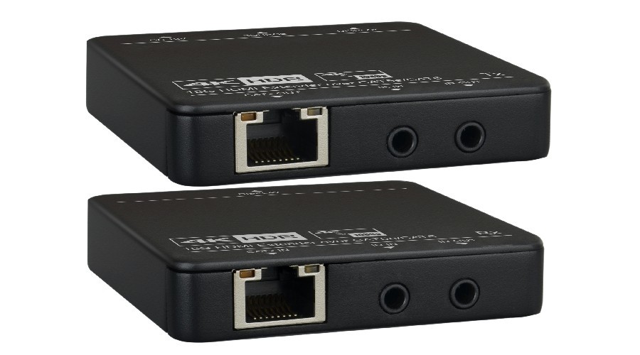 LevelOne HVE-9006 AV extender AV transmitter & receiver Black -