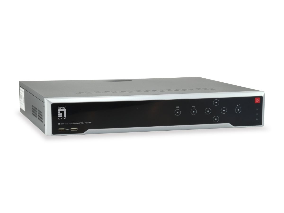 LevelOne Netzwerk Videorekorder 32-Kanal/ 4xHDD/12MP