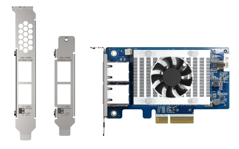 QNAP QXG-10G2T-X710 adaptador y tarjeta de red Interno Ethernet 1000