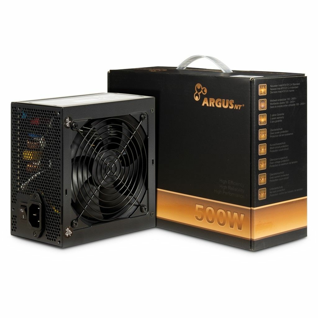 Inter-Tech ArgusNT BPS-500 unité d'alimentation d'énergie 500 W 20+