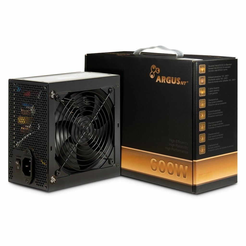 Inter-Tech Argus BPS-600 power supply unit 600 W 20+4 pin ATX ATX