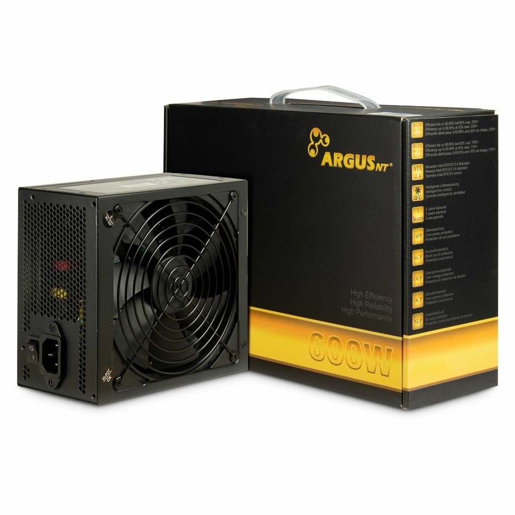 Inter-Tech Argus GPS-600 power supply unit 600 W 20+4 pin ATX ATX