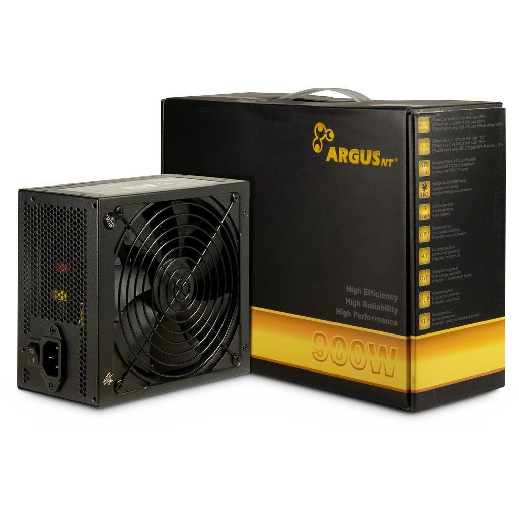 Inter-Tech GPS-900 power supply unit 900 W 20+4 pin ATX ATX Black -