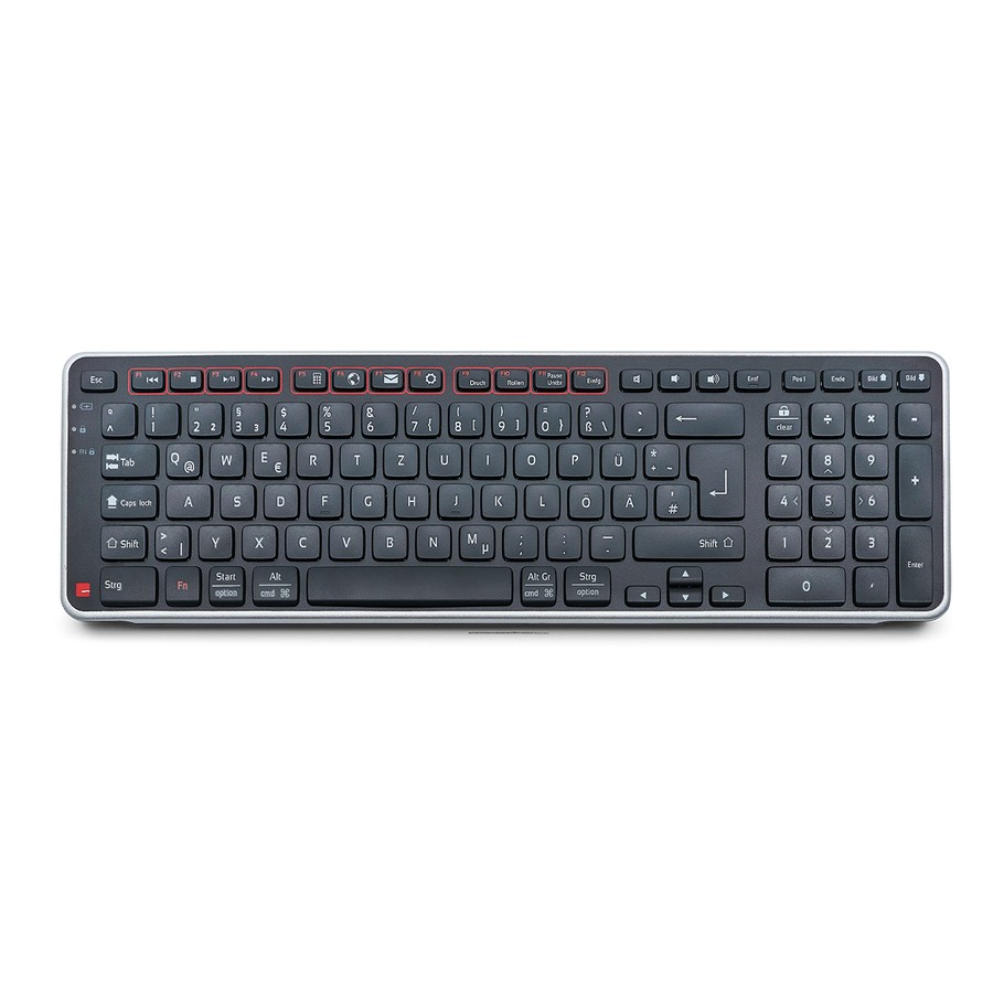TAS Contour Balance Tastatur wired DE-Layout schwarz/silber retail