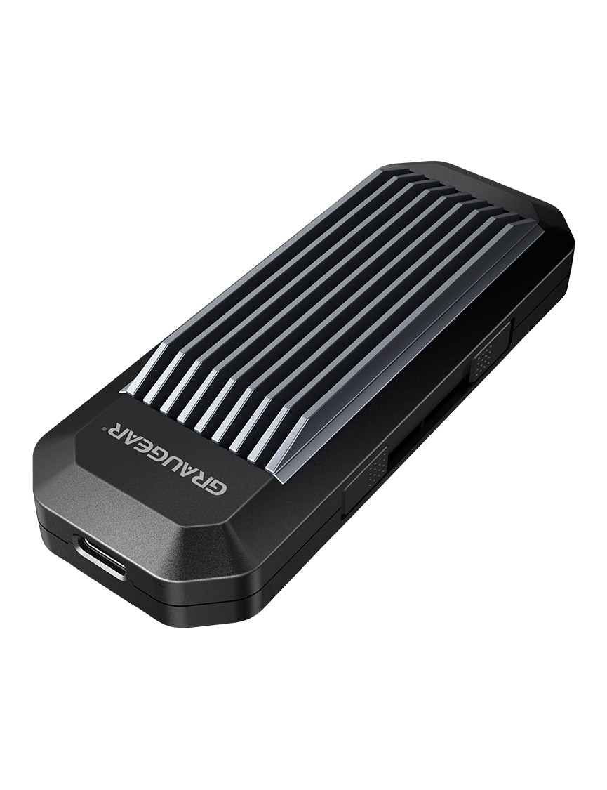 GRAUGEAR externes Gehäuse M.2NVMe/NGFF SSD PCIe3.0 retail