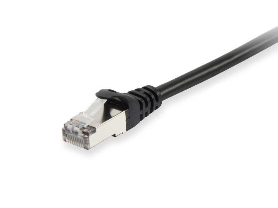Equip Cat.6 S/FTP Patch Cable, 1.0m, Black, 40pcs/set - Equip Cat.6 S/