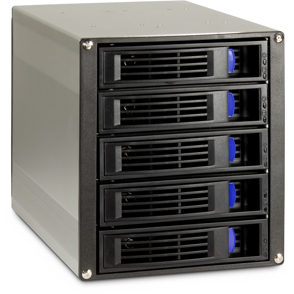 Inter-Tech ST-5255 Boîtier HDD Noir 2.5/3.5" - Inter-Tech ST-5255,