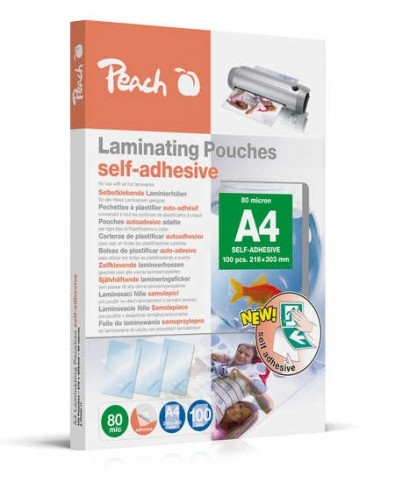 Peach S-PP080-17 film issu d'un procédé de lamination 100 pièce(s)
