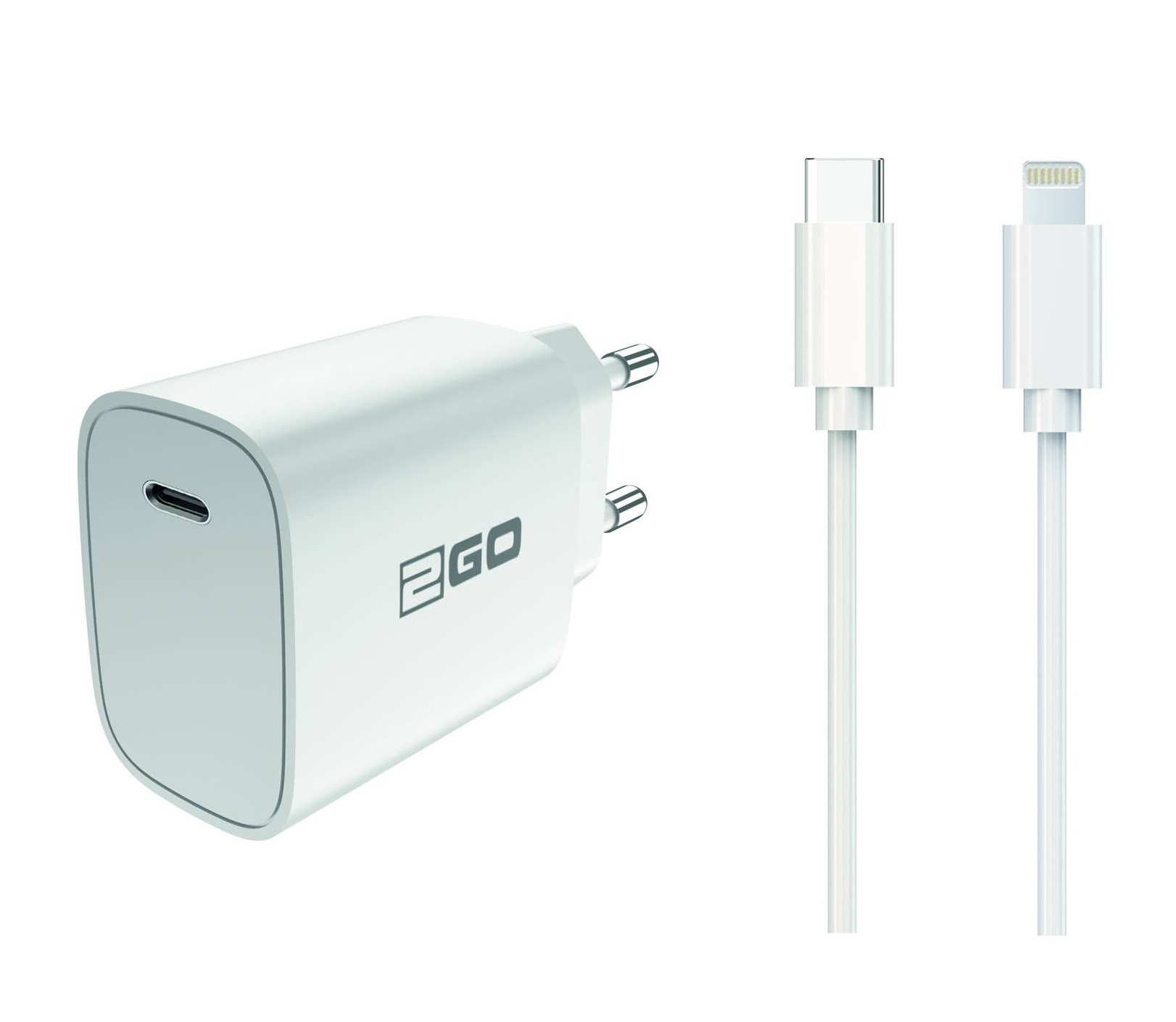 2GO 797277 Caricabatterie per dispositivi mobili Universale Bianco AC