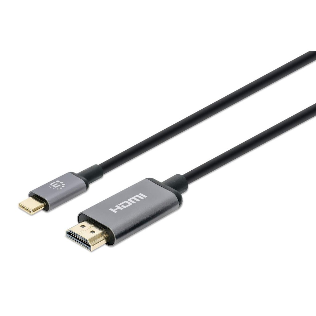 Manhattan USB-C to HDMI Cable, 4K@60Hz, 2m, Black, Male to Male,