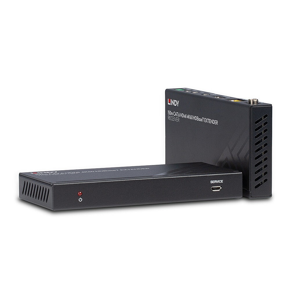 Lindy Extender HDBaseT Cat.6 HDMI 4K60, IR & RS-232, 150m - Lindy