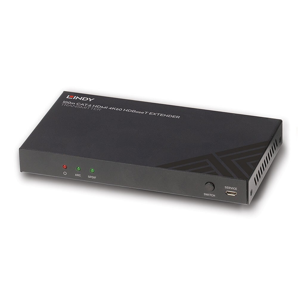Lindy 100m Cat.6 HDMI 4K60, Audio, IR and RS-232 HDBaseT Transmitter -