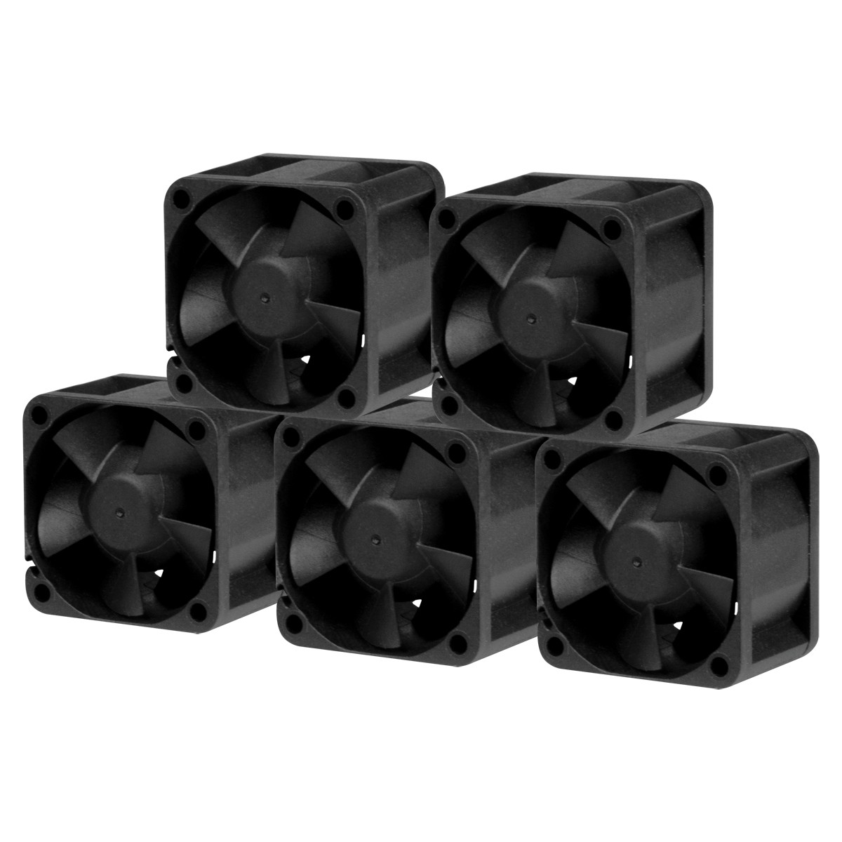 ARCTIC S4028-6K Case per computer Ventilatore 4 cm Nero 5 pz - ARCTIC