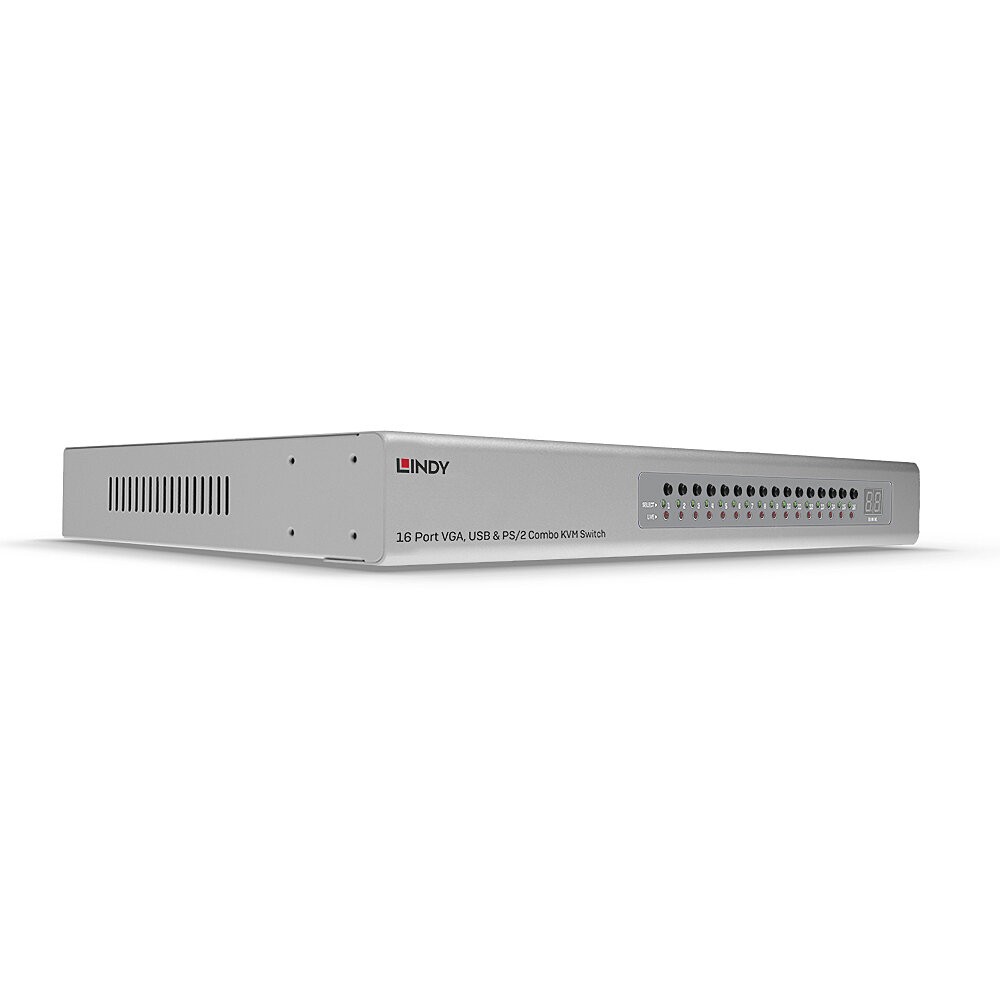 Lindy 16 Port VGA and USB Combo KVM Switch - Lindy 16 Port VGA and