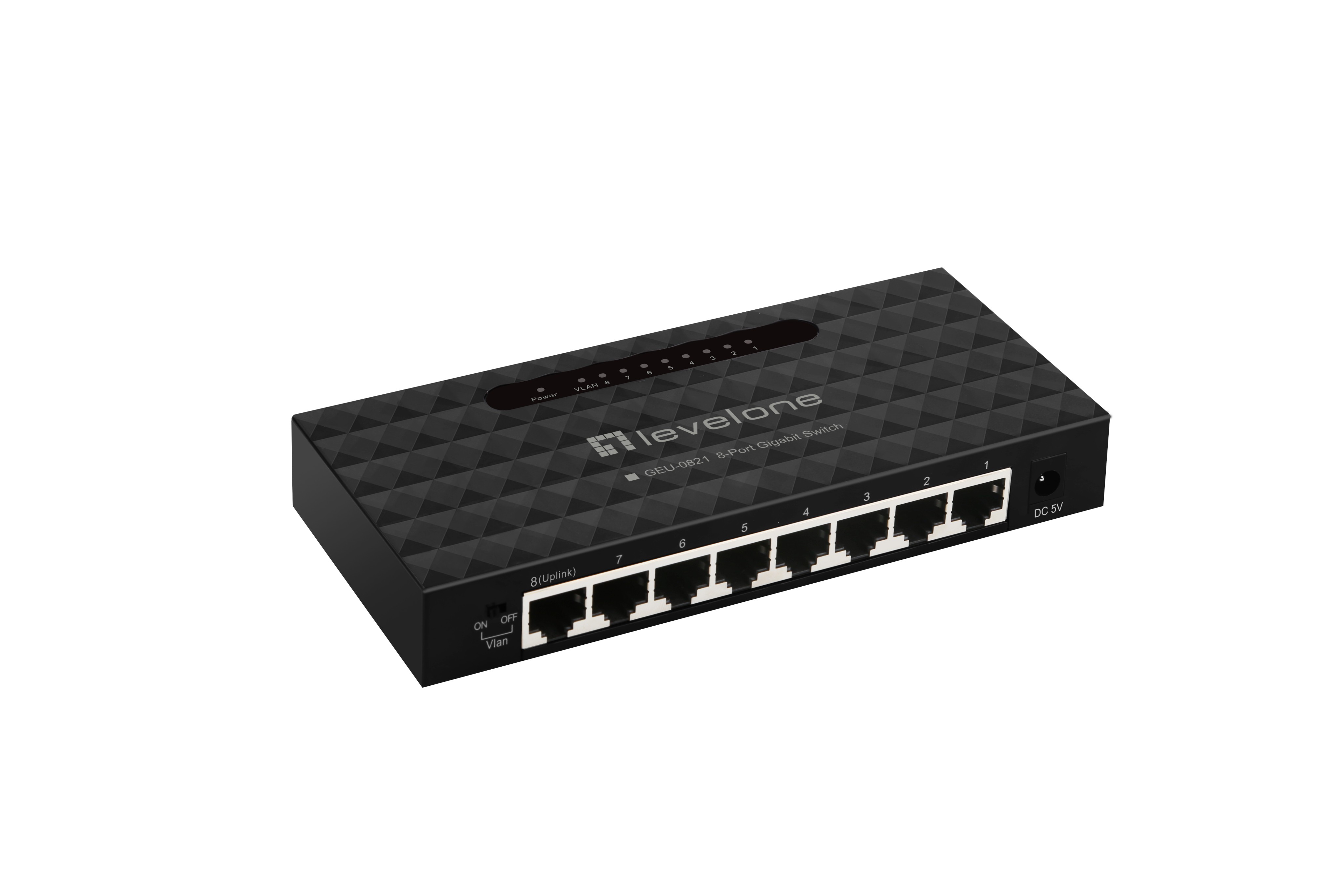 LevelOne GEU-0821 network switch Managed Gigabit Ethernet (10/100/