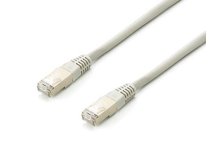 Equip Patchkabel Cat6A 10x S/FTP 2xRJ45 0.50m grau Plat