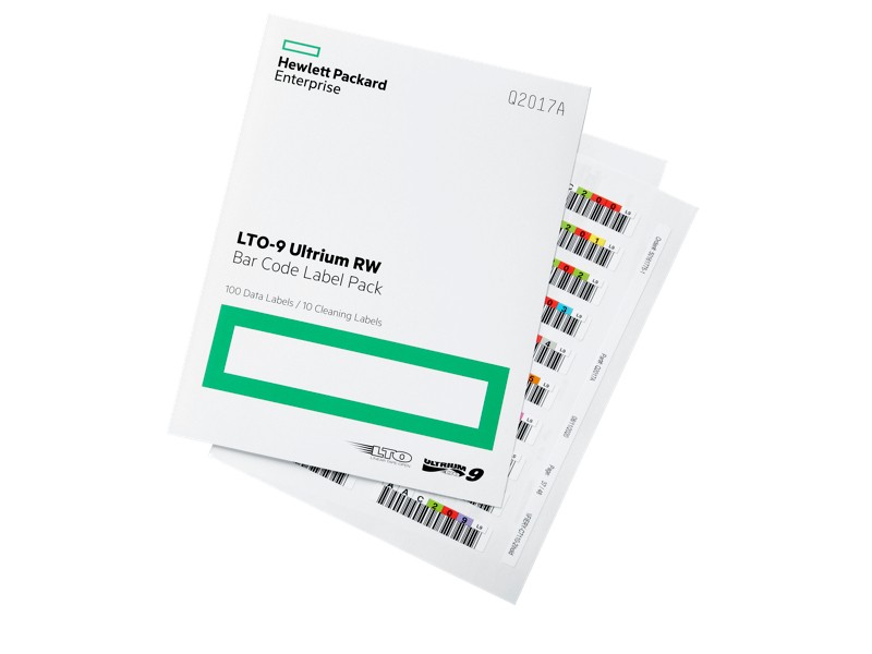 HPE LTO-9 Ultrium RW Bar Code Label Pack - HPE LTO-9 Ultrium RW Bar