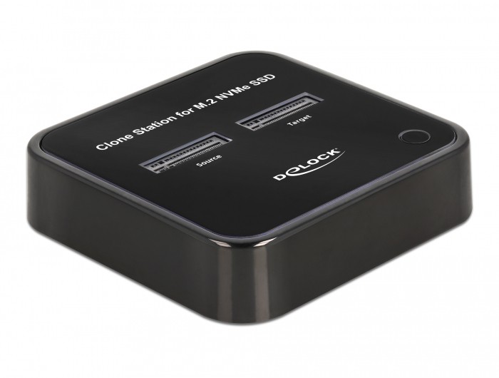 DeLOCK M.2 Docking Station for 2 x M.2 NVMe PCIe SSD with Clone