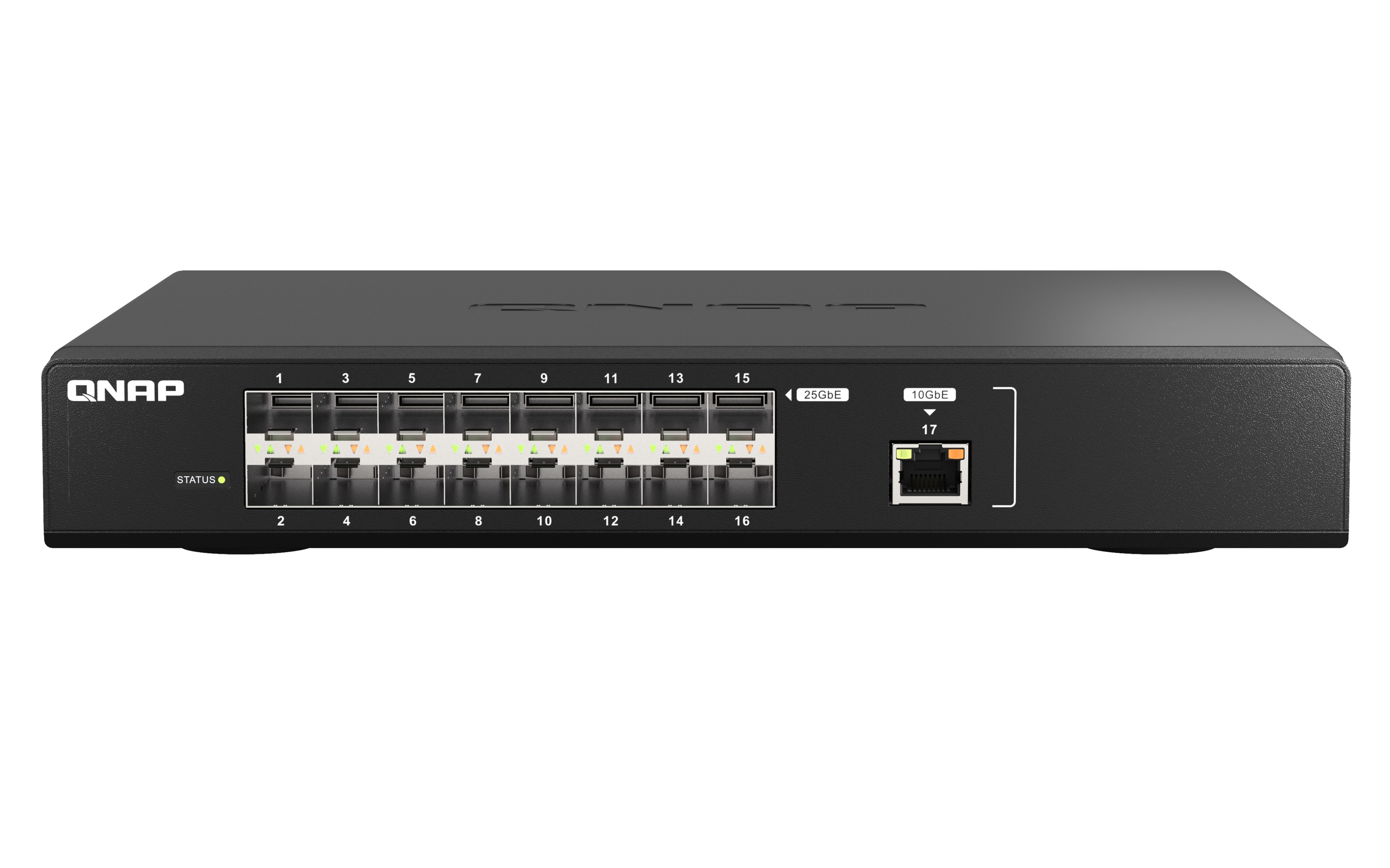 QNAP QSW-M5216-1T switch Gestionado L2 Negro - QNAP QSW-M5216-1T,