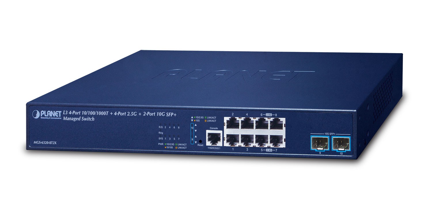 PLANET L3 4-Port 10/100/1000T + Managed Gigabit Ethernet (10/100/1000)