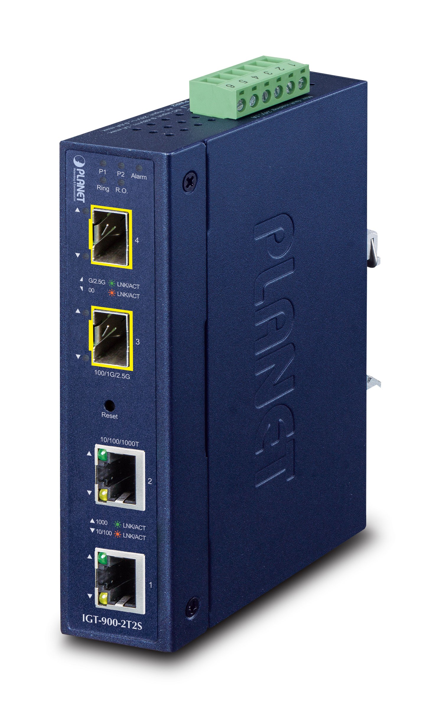 PLANET Industrial Media Converter IGT-900-2T2S