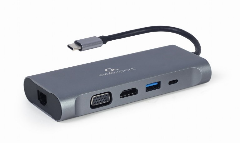 Gembird A-CM-COMBO7-01 laptop dock/port replicator USB 3.2 Gen 1 (3.1