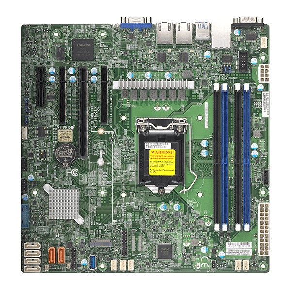 Supermicro X12STL-F-B Bulk Intel C252 LGA 1200 (Socket H5) micro ATX -