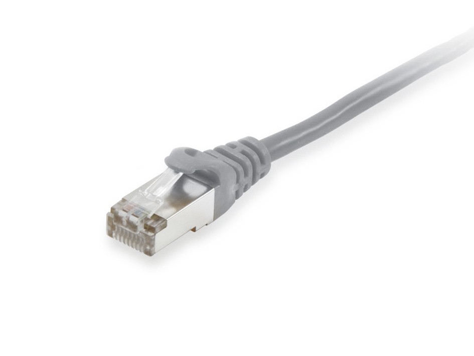 Equip Cat.6A S/FTP Patch Cable, 15 m, Grey - Equip Cat.6A S/FTP Patch