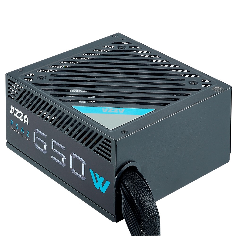 Azza PSAZ-650W power supply unit 20+4 pin ATX ATX Black - Azza PSAZ-