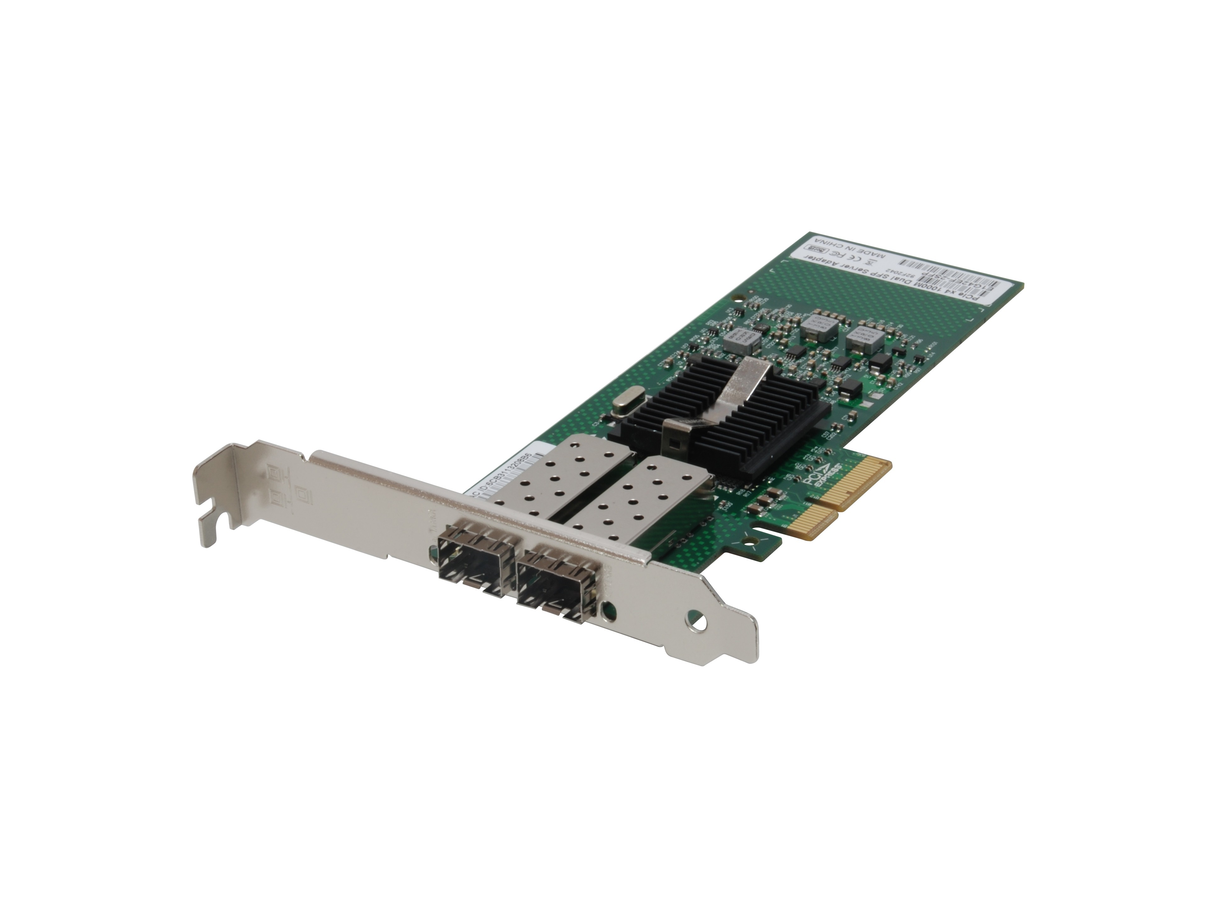 LevelOne Gigabit SC Fiber PCIe 4xPCIe/2xSFP silber