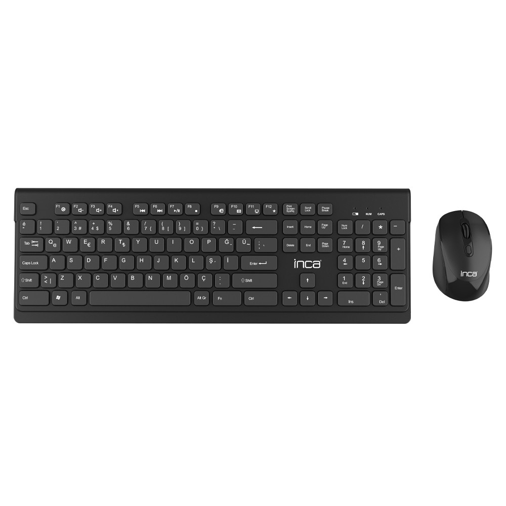 INCA Tas+Maus IWS-519 Erg.Design USB-C/A DE-Layout sw retail
