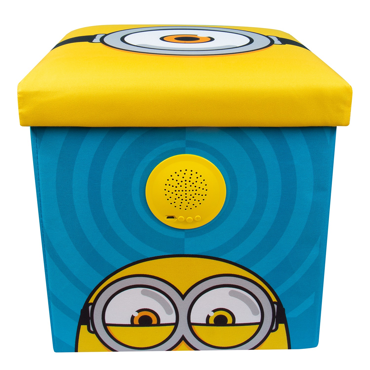 Fizz Aufbewahrungsbox Minions inkl. Lautsprecher blau