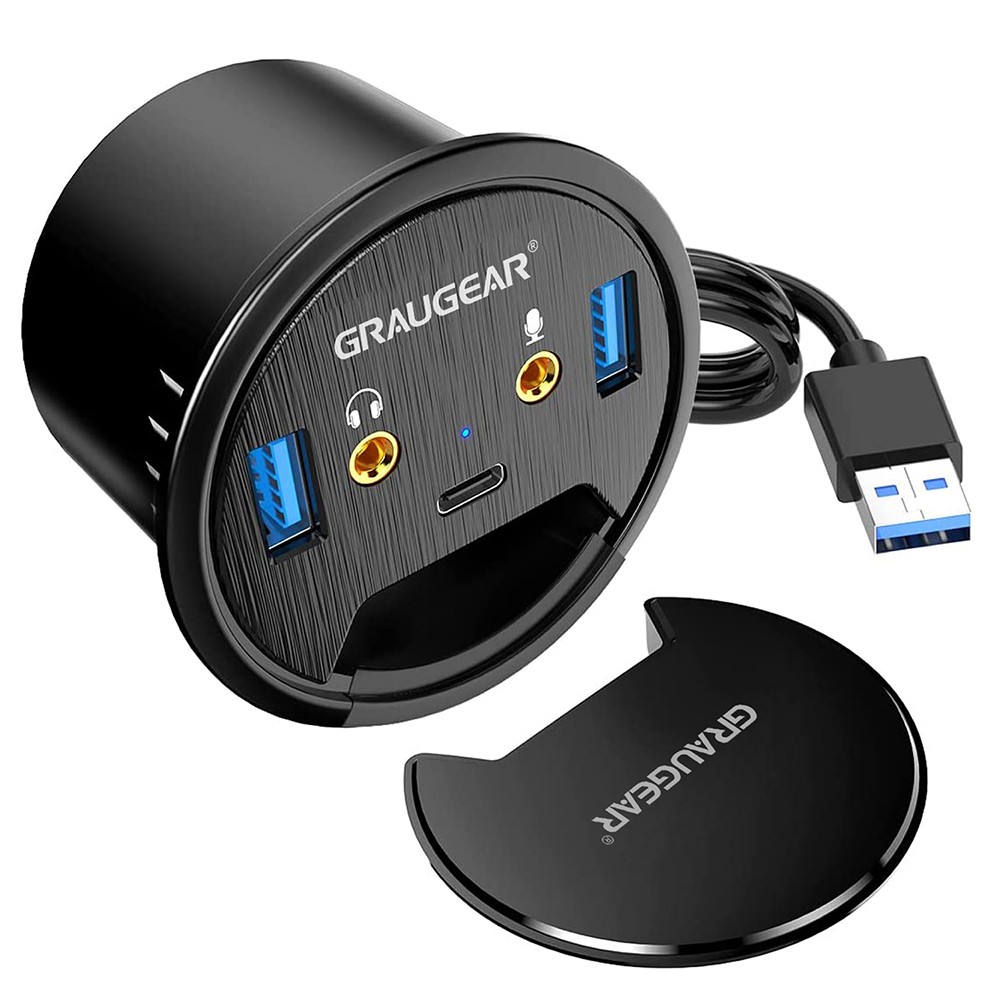 GRAUGEAR G-THUB-AU-60 interface hub USB 3.2 Gen 1 (3.1 Gen 1) Type-A