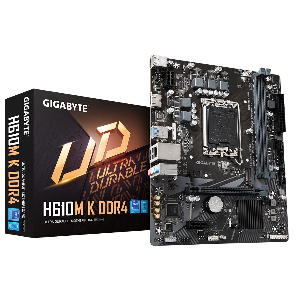 1700 Gigabyte H610M K mATX D4