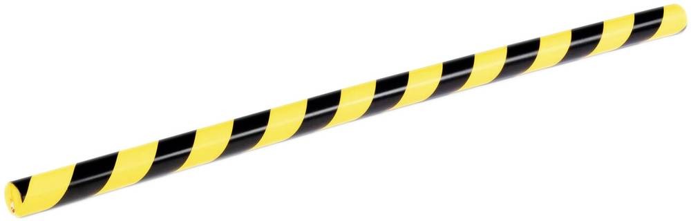 Durable 1126130 Kantenschutz black, yellow(Ø x L) 40mm x 1000mm