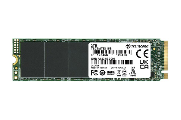 Transcend PCIe SSD 115S 250 GB M.2 PCI Express 3.0 NVMe 3D NAND -