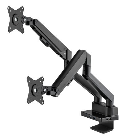 Manhattan Dual Desk Mount for TV & Monitors (Full Motion Gas Spring)