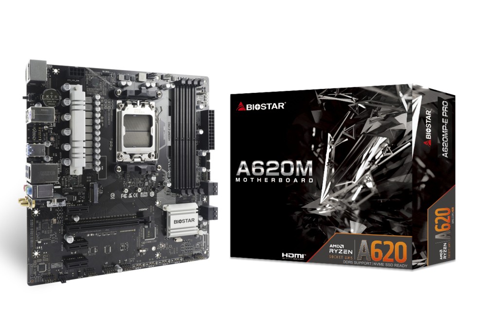Biostar A620MP-E Pro (A620,AM5,mATX,DDR5)