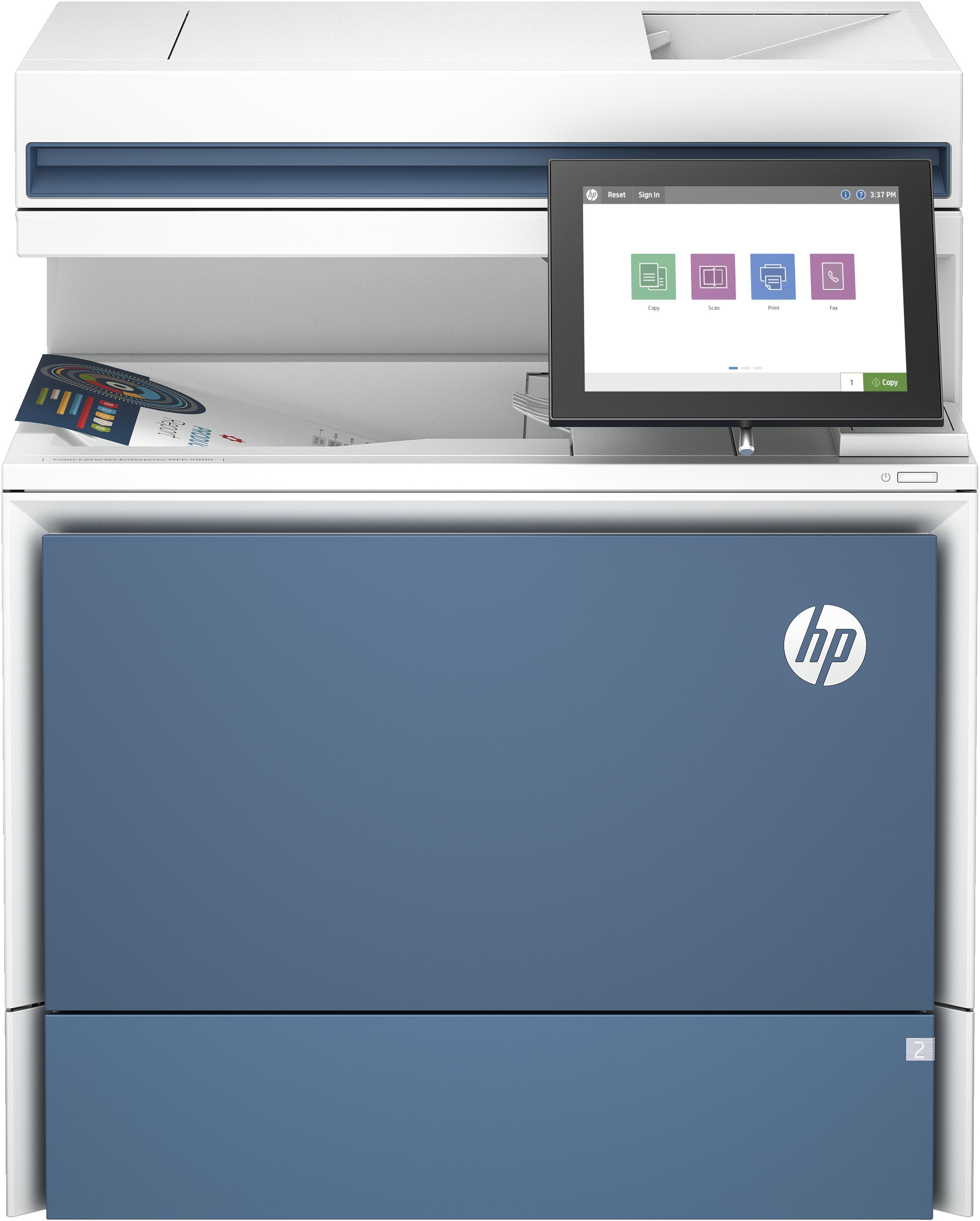 HP LaserJet Color Enterprise MFP 5800dn Printer - HP LaserJet Color