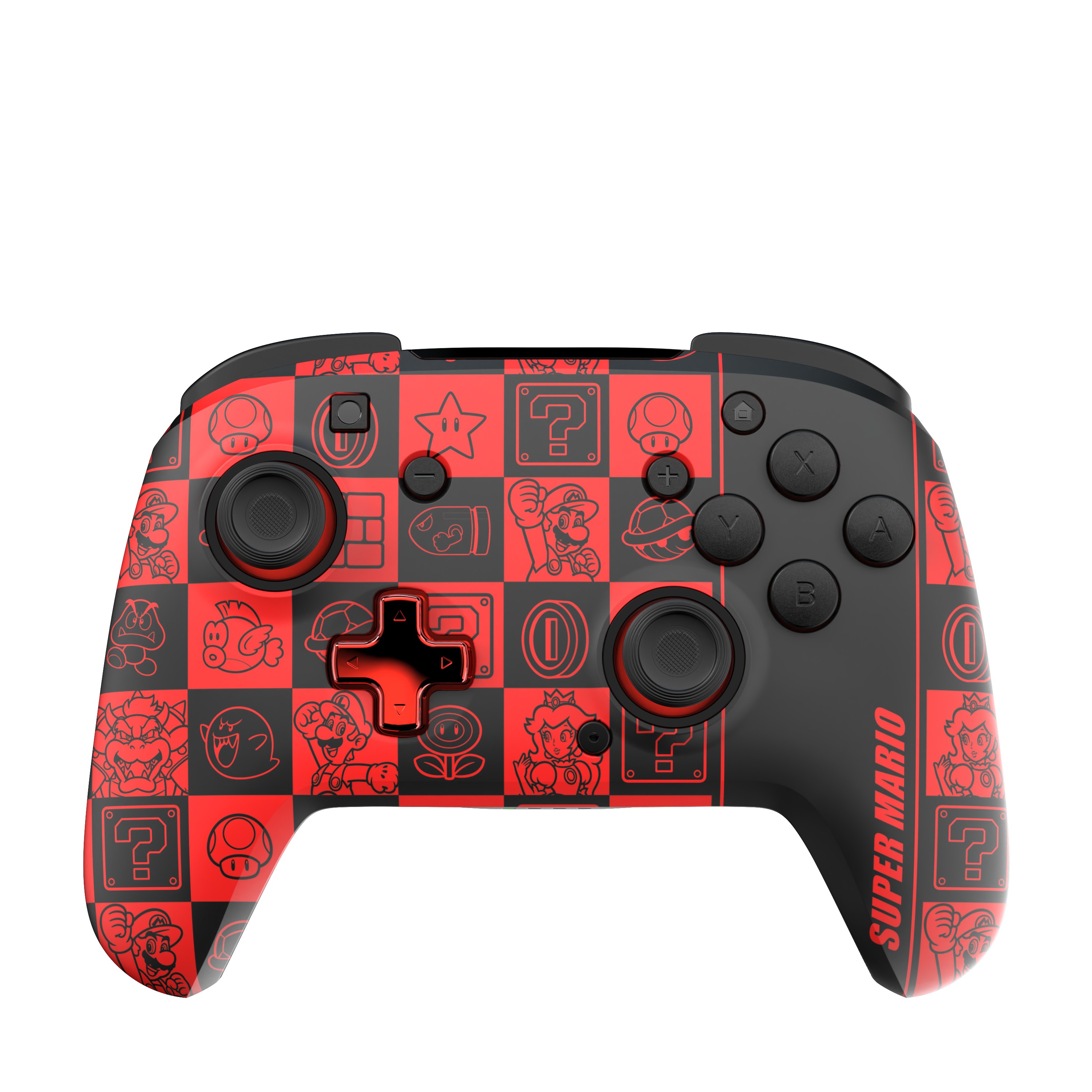 PDP REMATCH GLOW Nero, Verde, Rosso Gamepad Analogico/Digitale