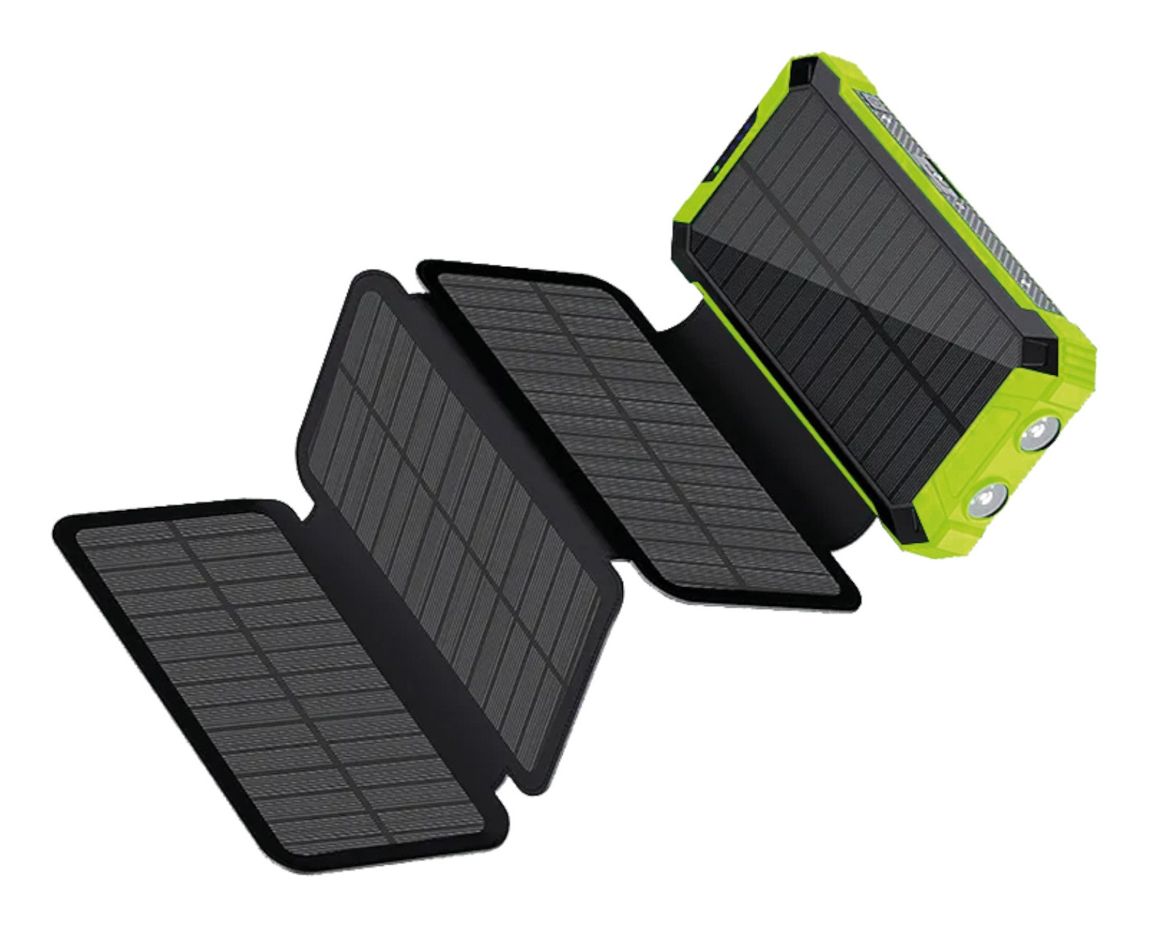 RealPower PB-20000 Solar 20000 mAh Wireless charging Black, Green -