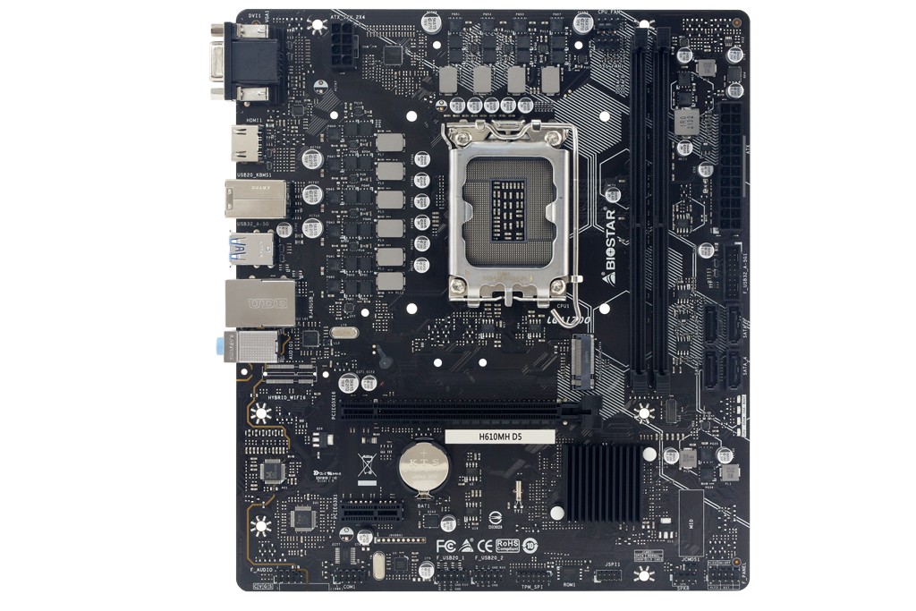 Biostar H610MH D5 (H610,S1700,mATX,DDR5)