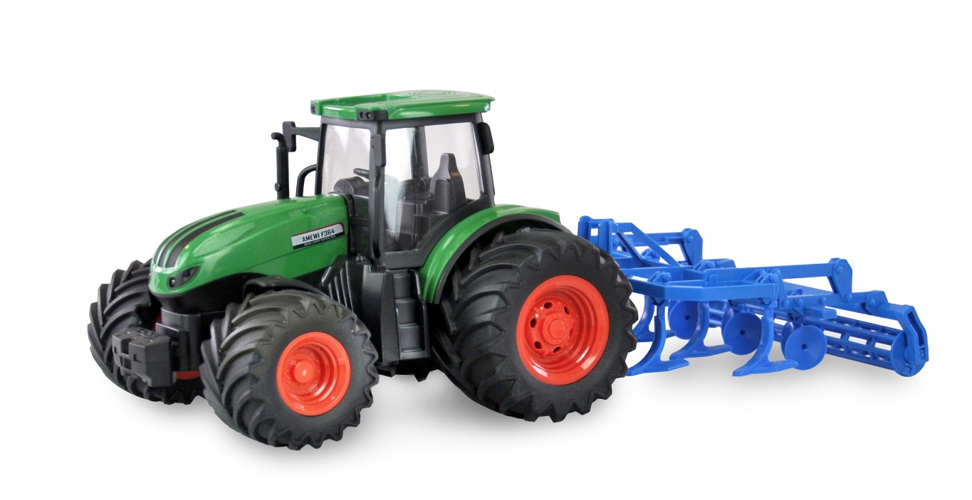 Amewi RC Traktor mit Grubber LiIon 500mAh grün/6+