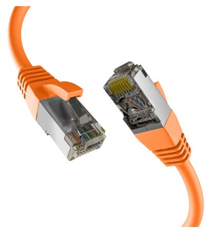 EFB RJ45 Patchkabel S/FTP PIMF Cat8.1 20.00m oragne