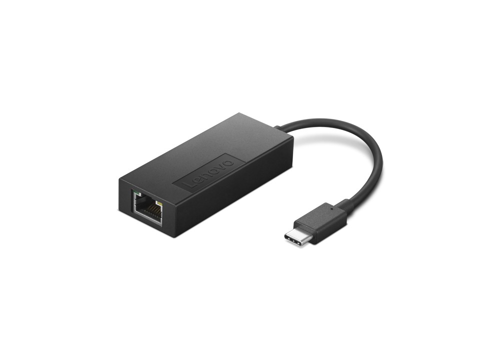 Lenovo USB-C , RJ45 Adapter [1x USB-C Stecker - 1x Gigabit-LAN (1/